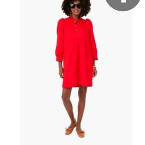 Pomander Place Vibrant Red Mini Dress